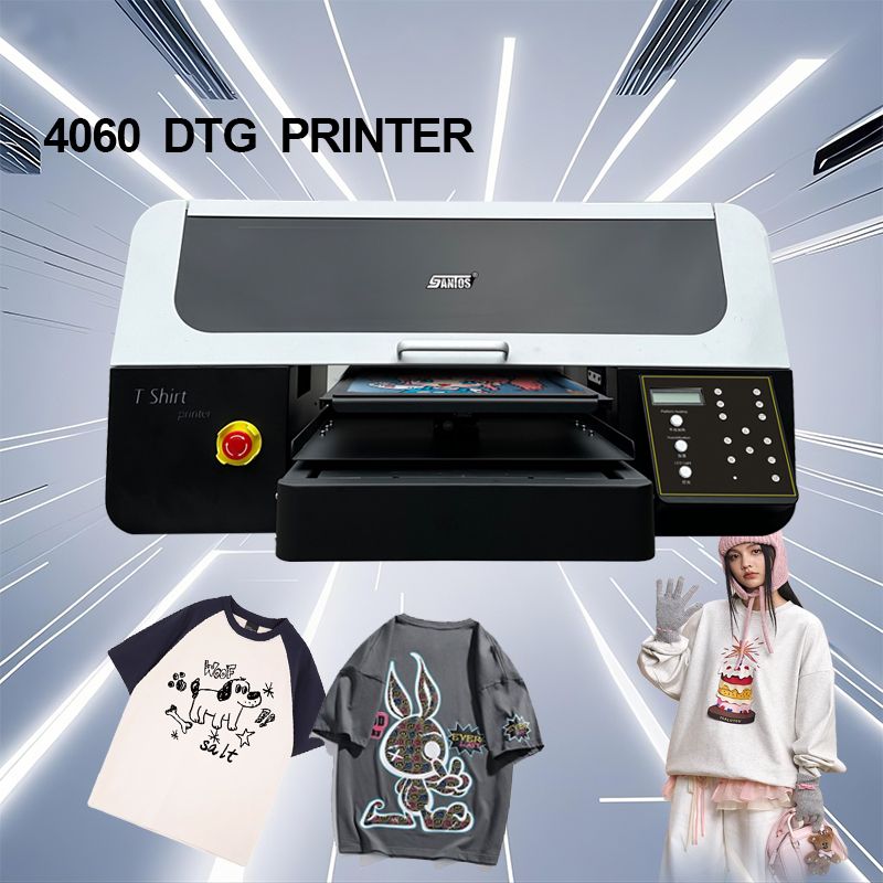 Commercial Digital Printing - T Shirt Digital Printer 4060 Model