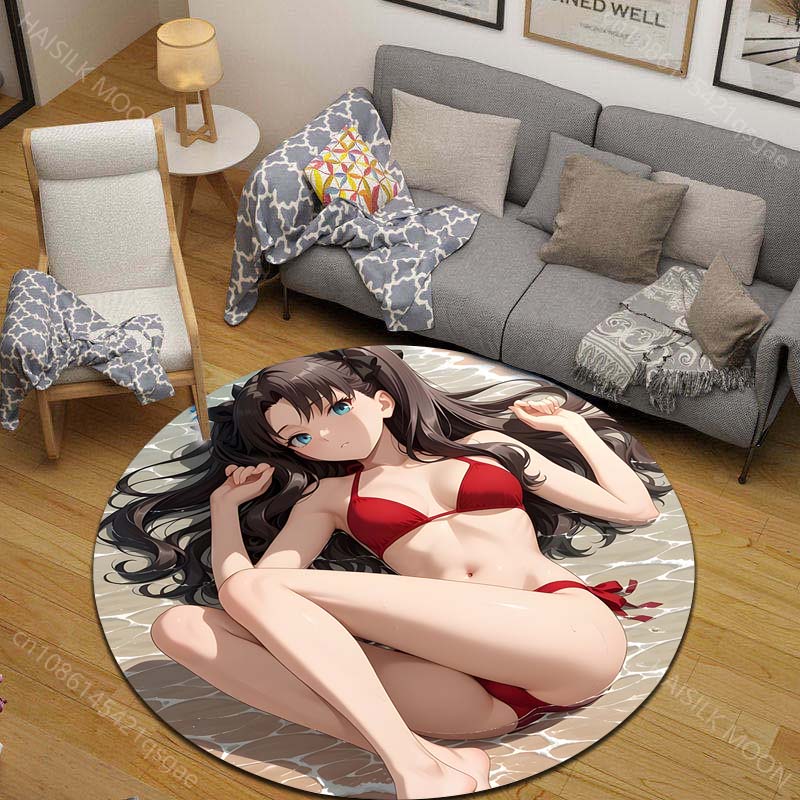 1PC Red bikini on beach Print  - Printing On Commercial review and price