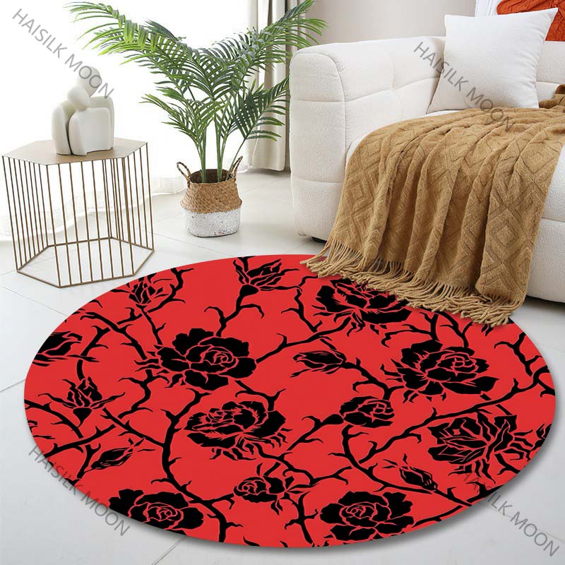 Multiple size Black roses on r - Printing On Commercial review and price